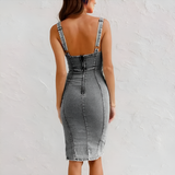 Rosea | Rochie Elegantă din Denim