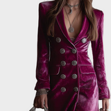 Amelia – Rochie Sacou din Catifea