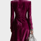 Amelia – Rochie Sacou din Catifea