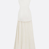 Molly | Rochie lungă plisată