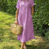 Mia | Rochie Elegantă cu Dungi