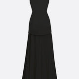 Molly | Rochie lungă plisată