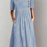 Elsa | Rochie de Vară în Dungi