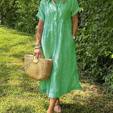 Mia | Rochie Elegantă cu Dungi