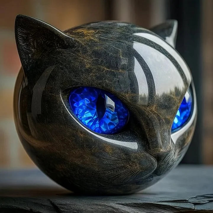 Mysthéra – Sculptură Felină Captivantă