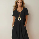 Isabelle | Rochie Casual din Bumbac cu Buzunare